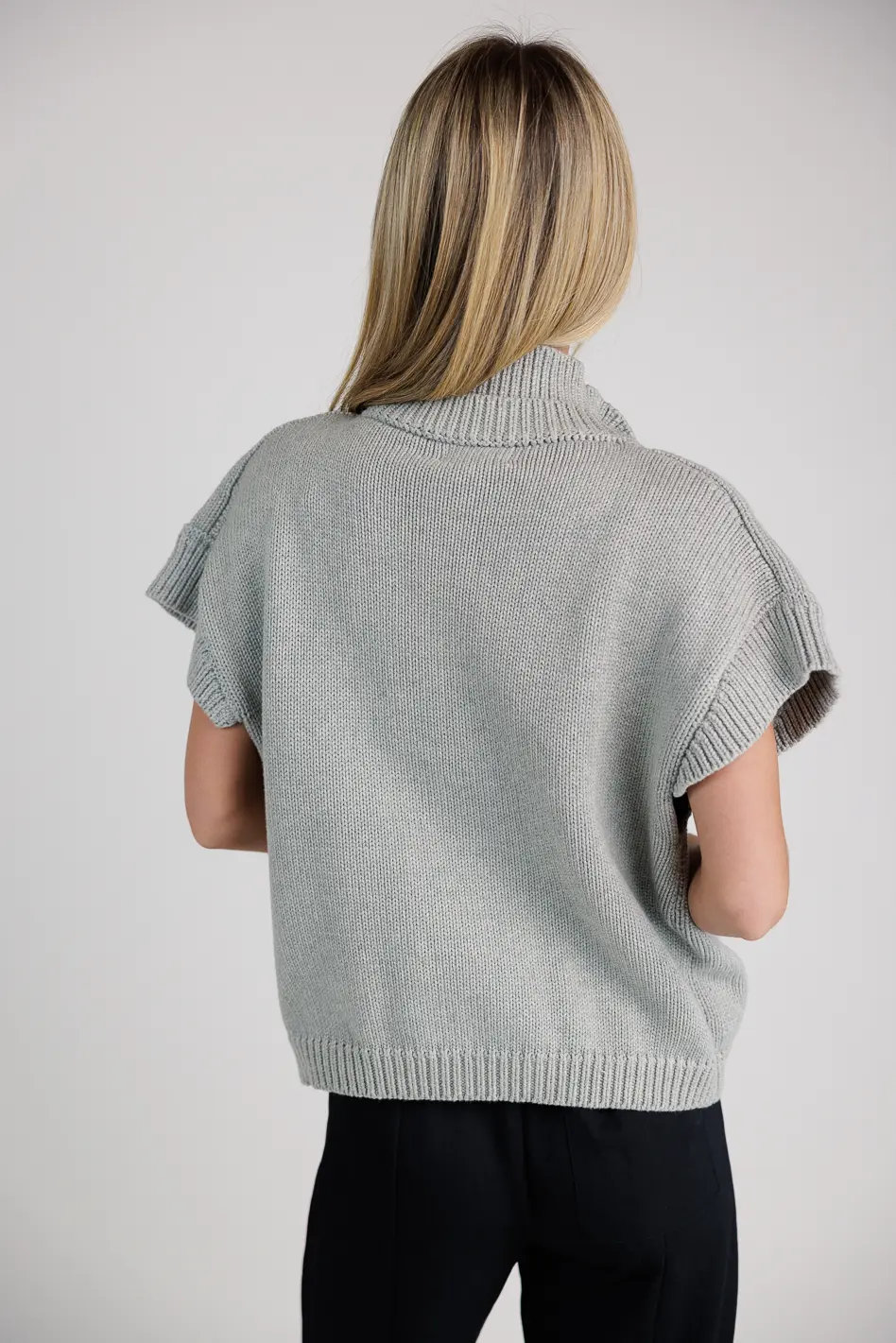 Sadie Knit Cardigan in Grey - FINAL SALE - Image 5